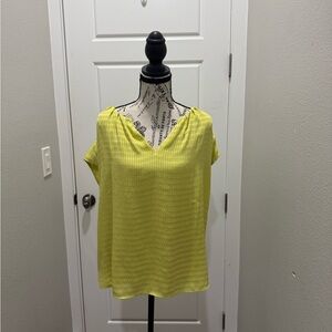 Calvin Klein Chartreuse Women's Blouse